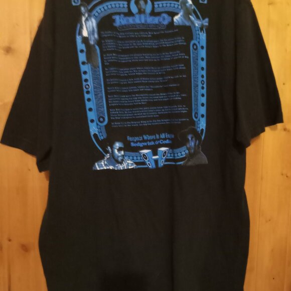 Vintage Sedgwick & Cedar DJ Kool Herc Size XL Hip Hop Rap Rhinestone Intact Rare - Picture 5 of 6